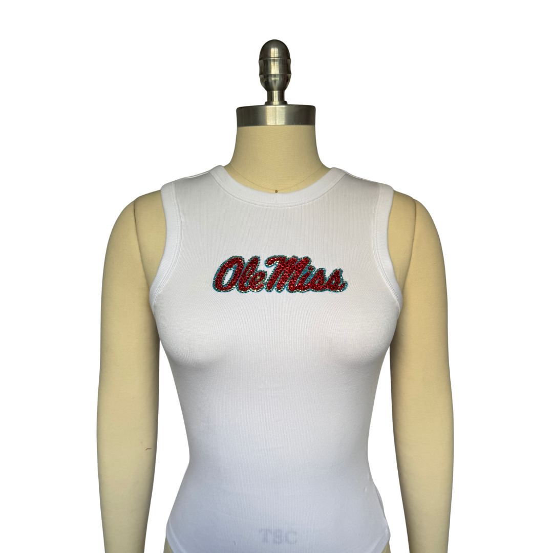 Rhinestone Logo Top