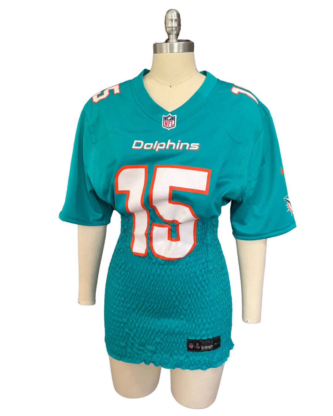 Shirred Jersey Dress