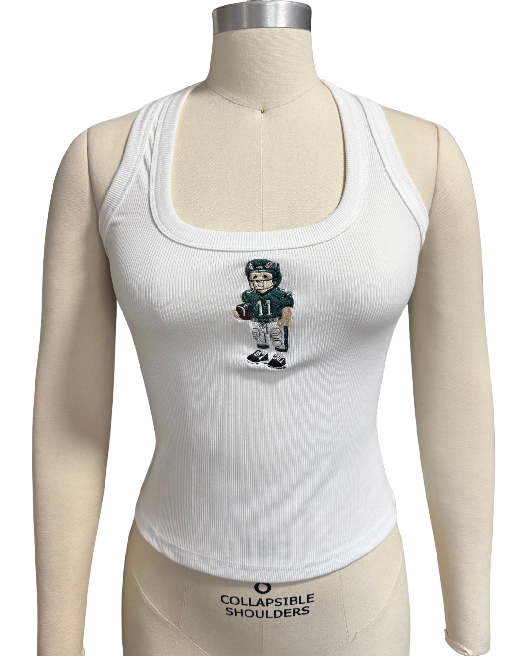Embroidered Bear Tank